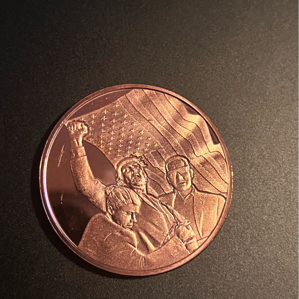 Donald Trump Assassination Attempt 1oz Copper Coin